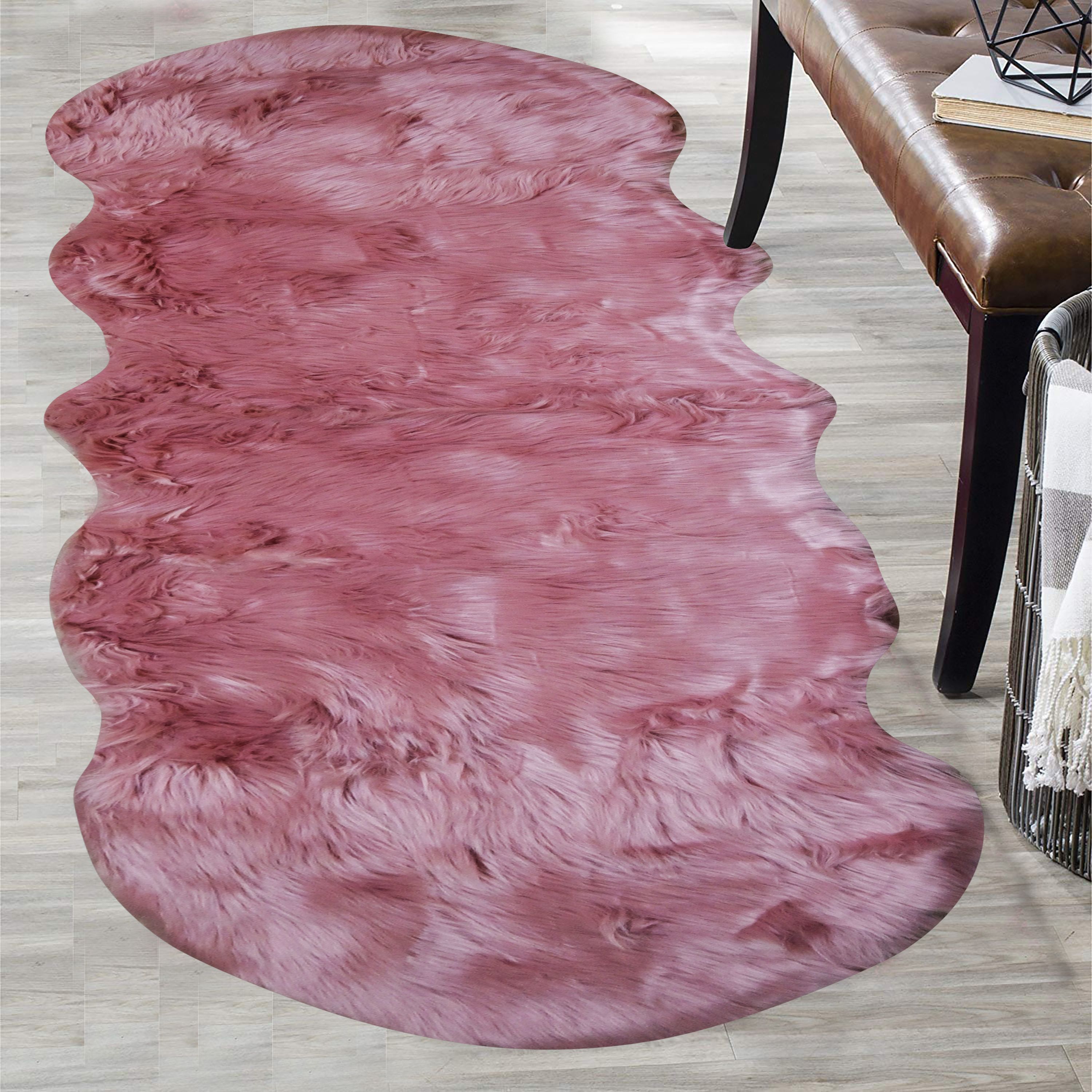 Faux Fur Runner Pink