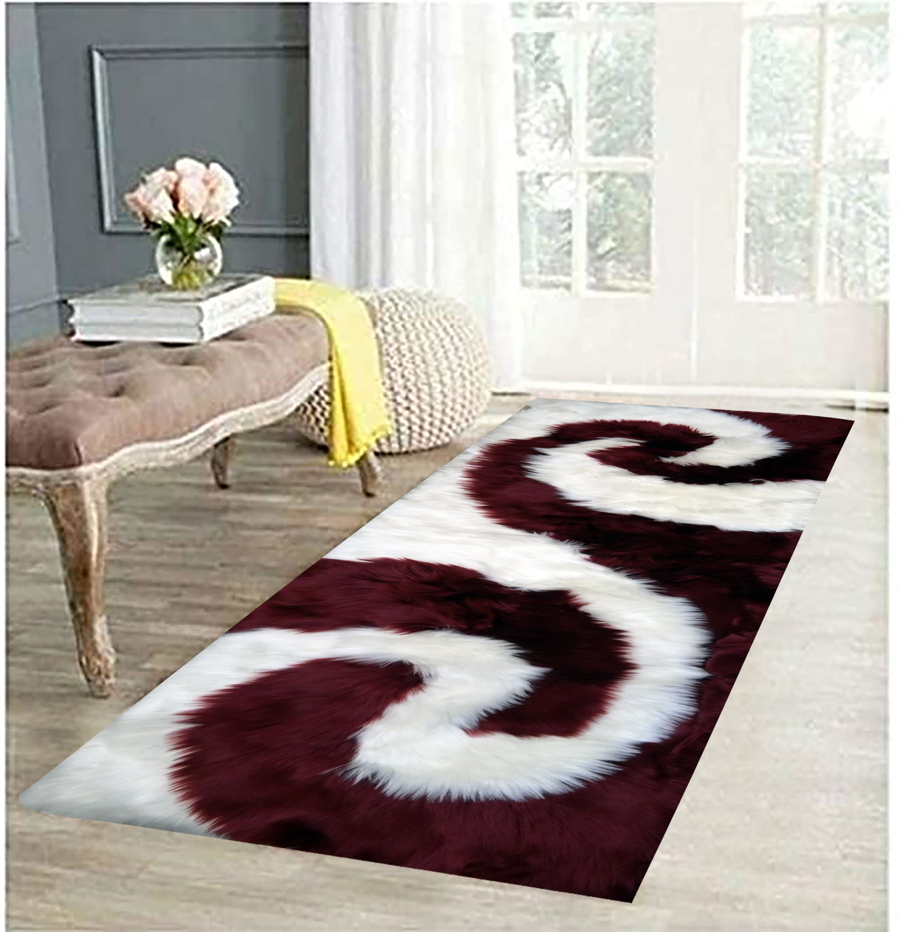 Faux Fur Runner Pink