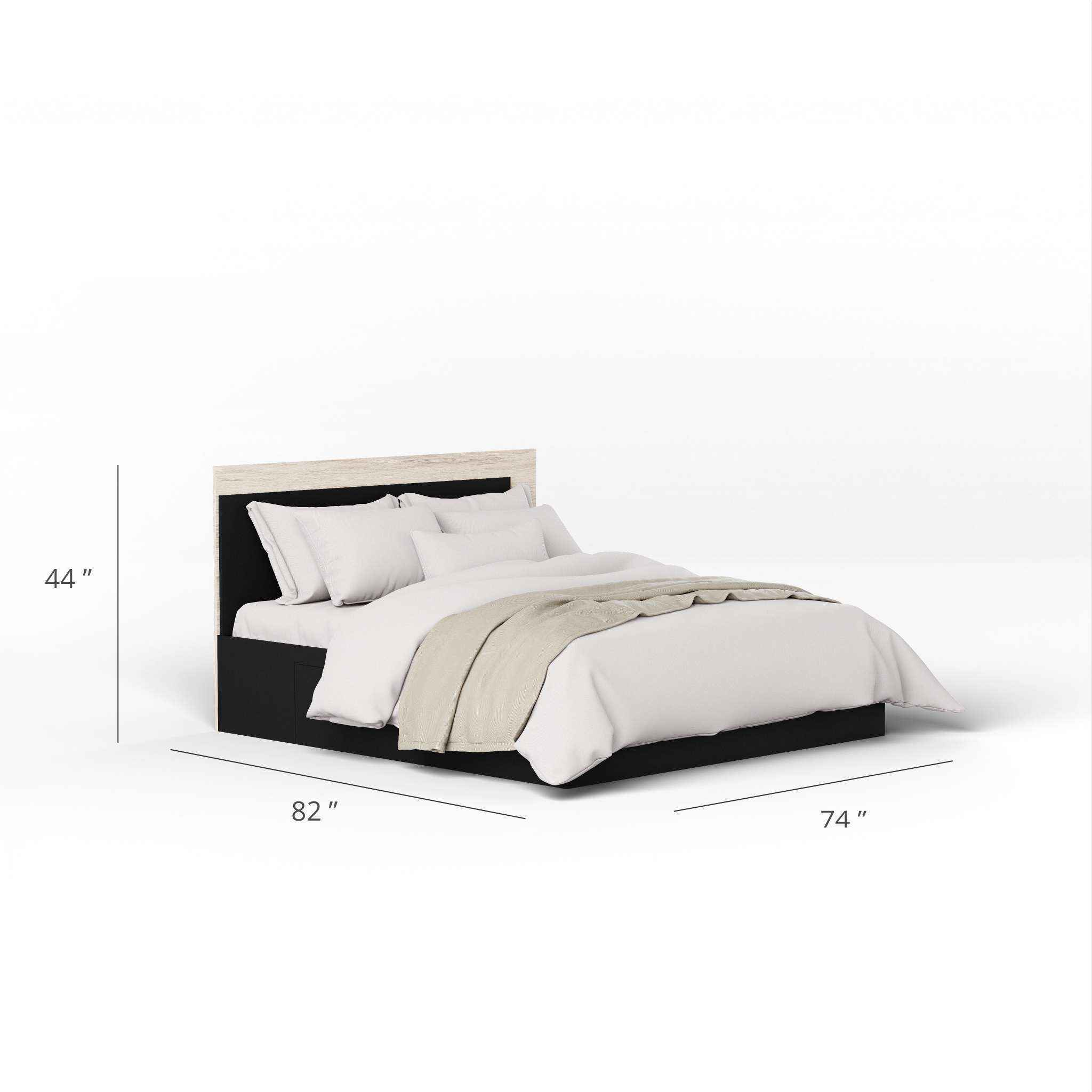 Minsan Queen Size Bed