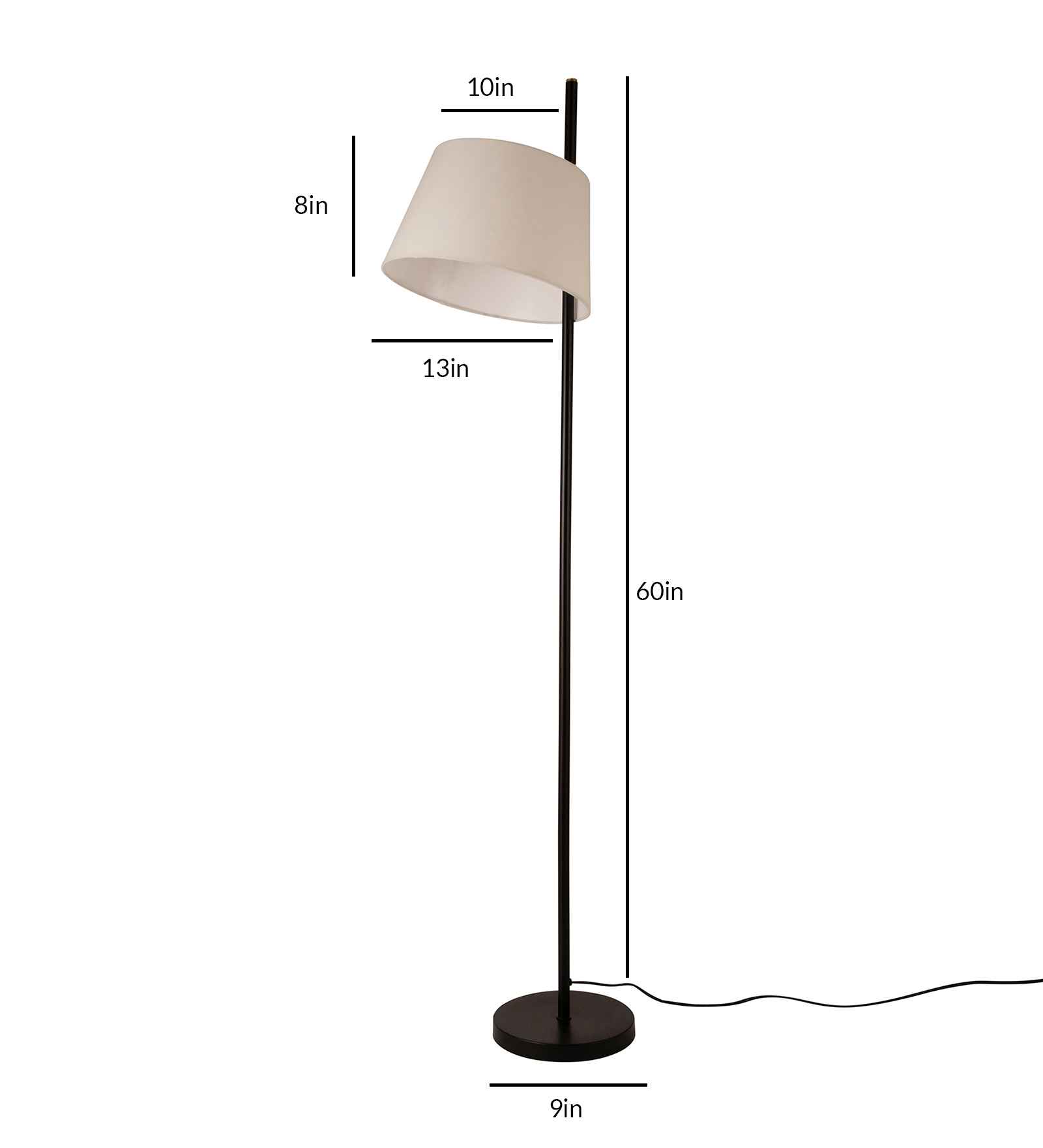 Nordic White Shade Floor Lamp