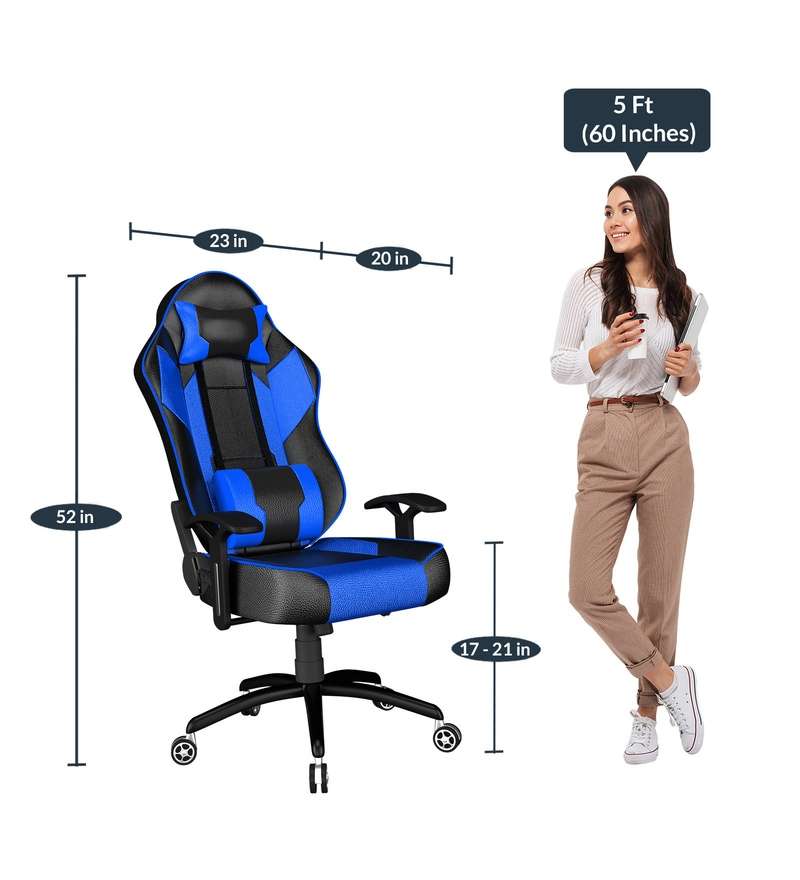 ASE Gaming Modern Series Gaming Chair (Blue & Black)