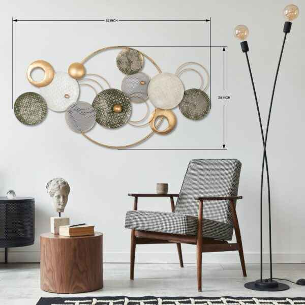 Circle Leaf Wall Art
