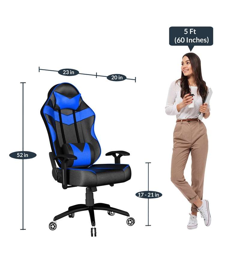 ASE Gaming Infinity Series Gaming Chair (Blue & Black)