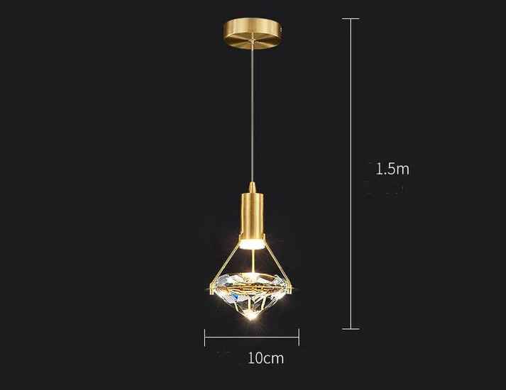 Diamond Shape Pendant Light