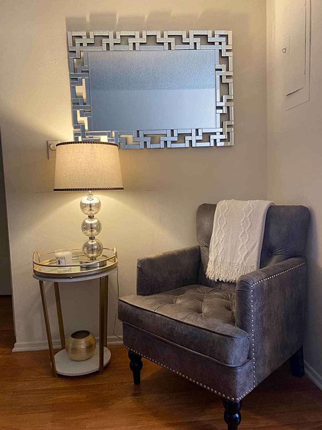 Frameless Bevel Curved Mirror
