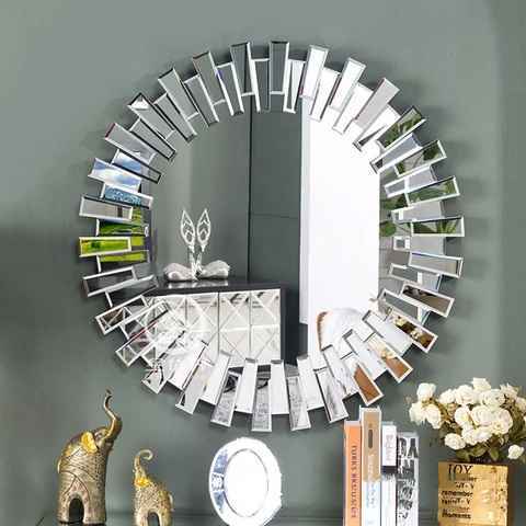 Black Oval Shape Mirror
