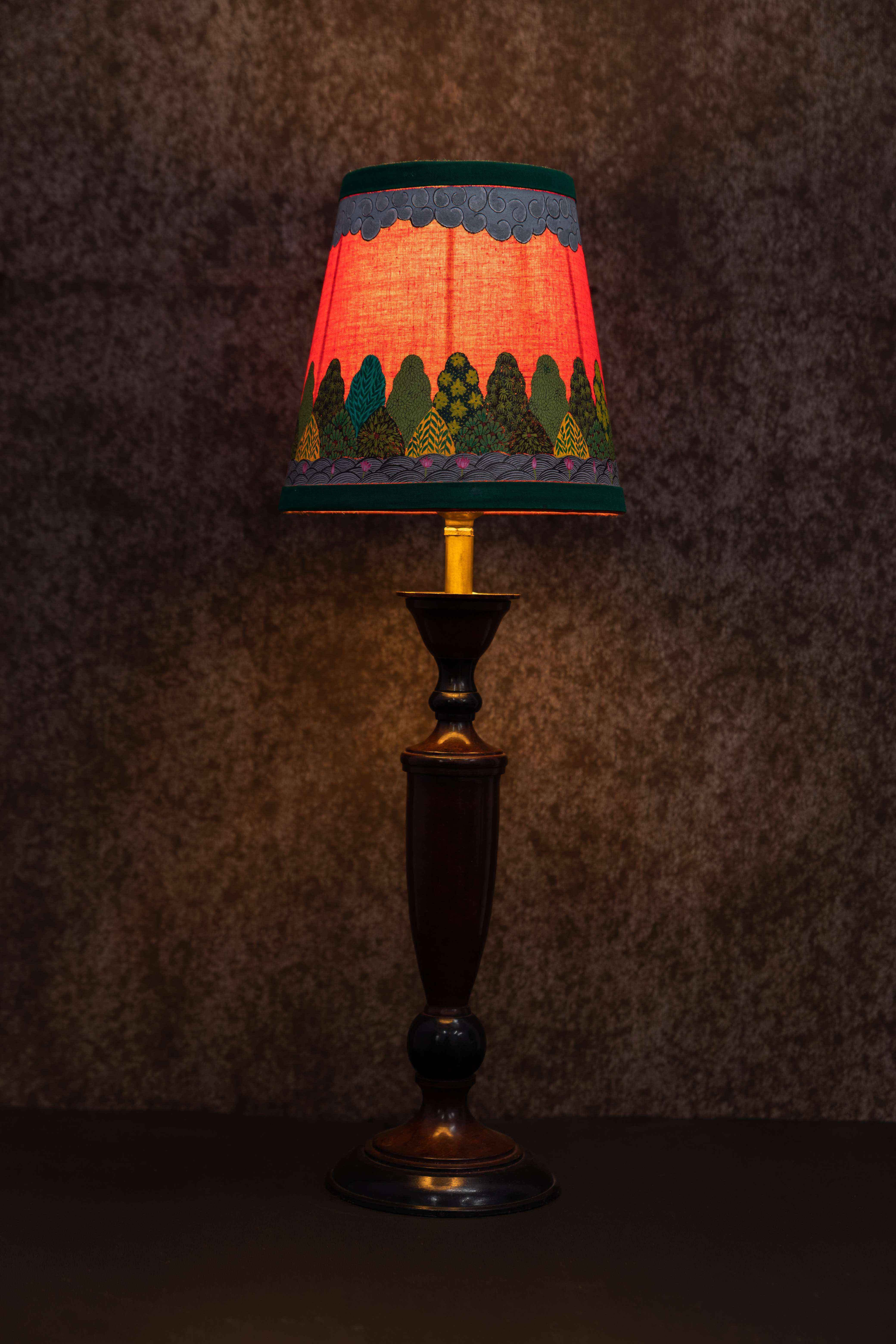 Table Lampshades With Handpainted Artwork 15