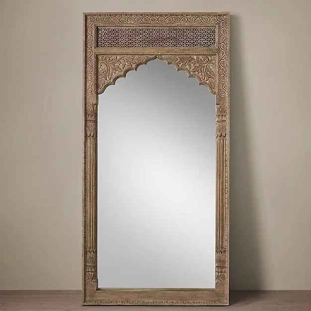 The Mehrab White Jaali Mirror