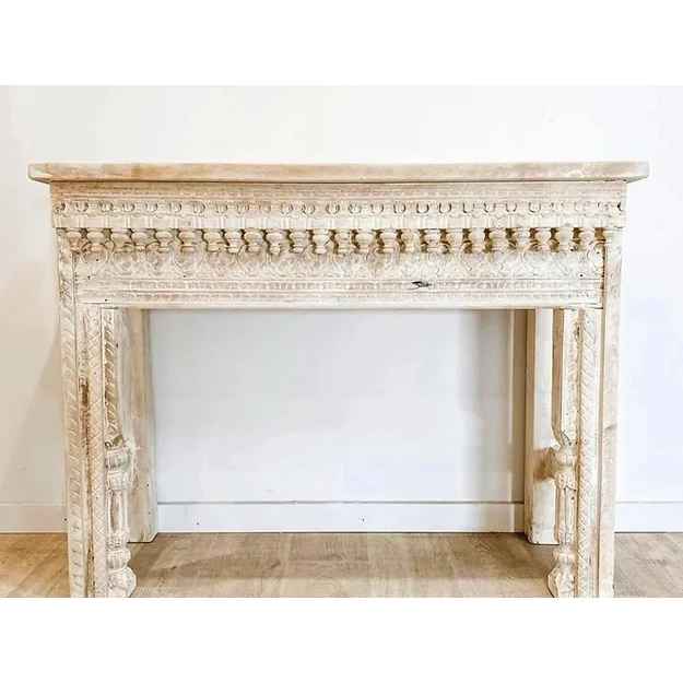 The Mehrab White Jaali Mirror