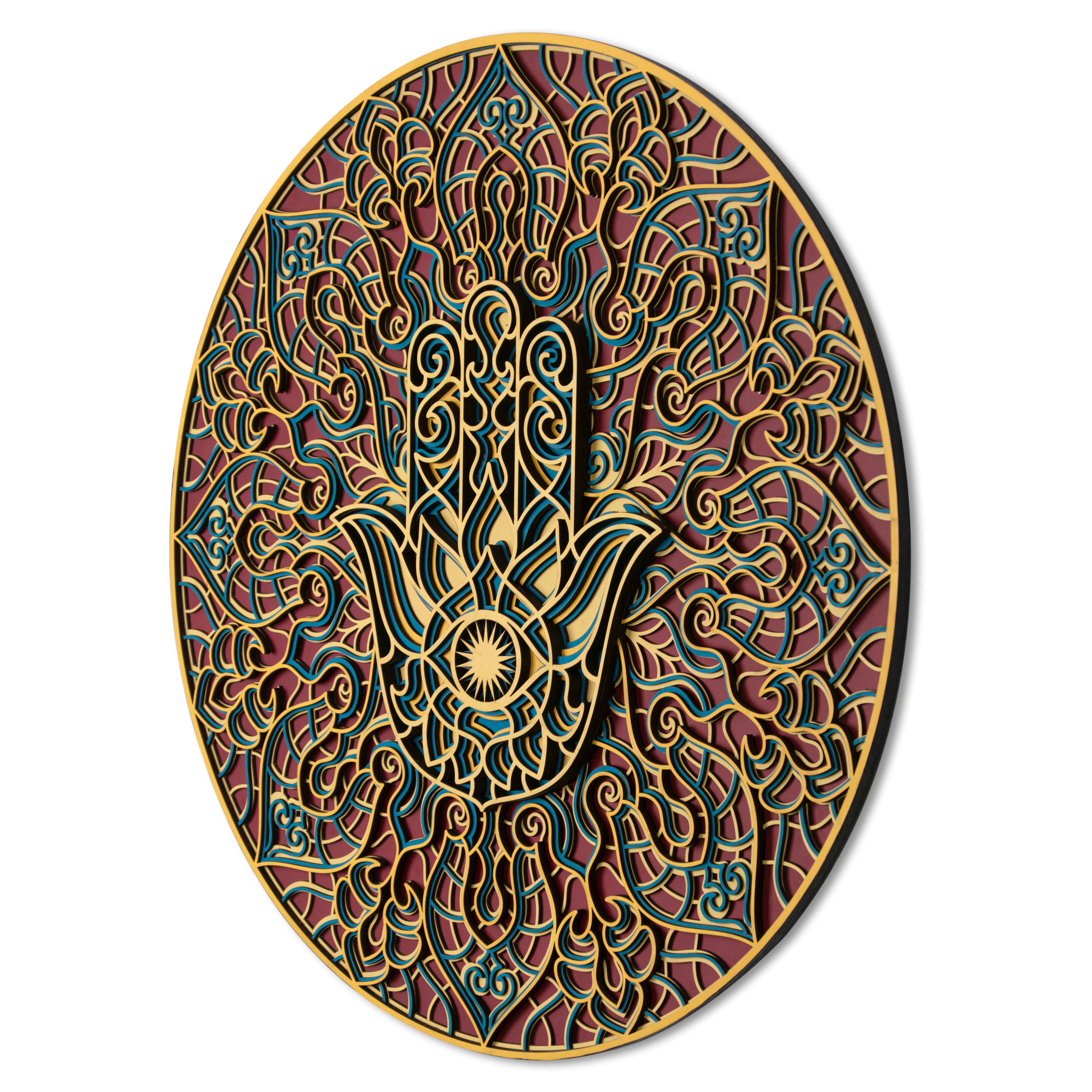 Meditative Hamsa Multi Layer Mandala