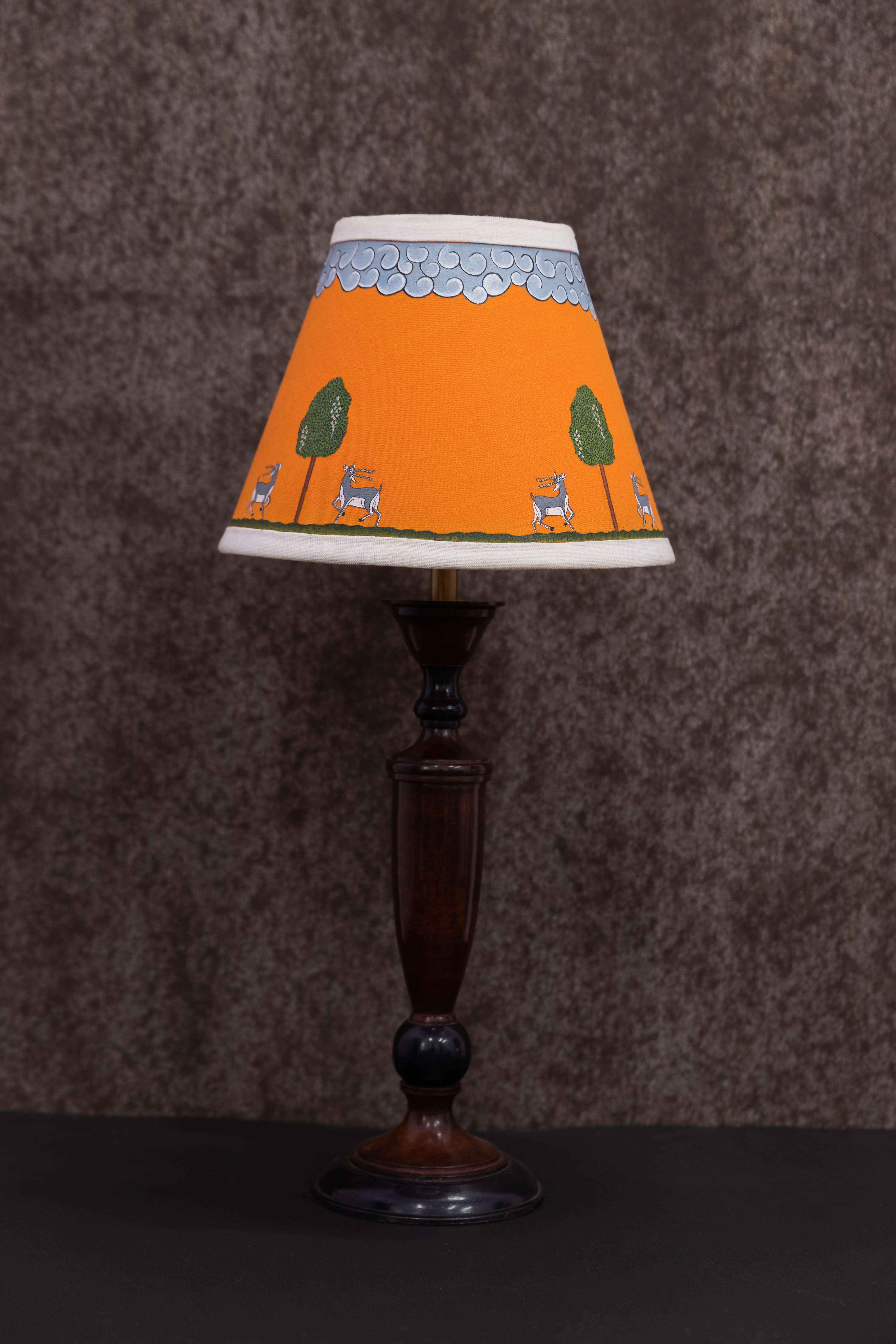 Table Lampshades With Handpainted Artwork 11