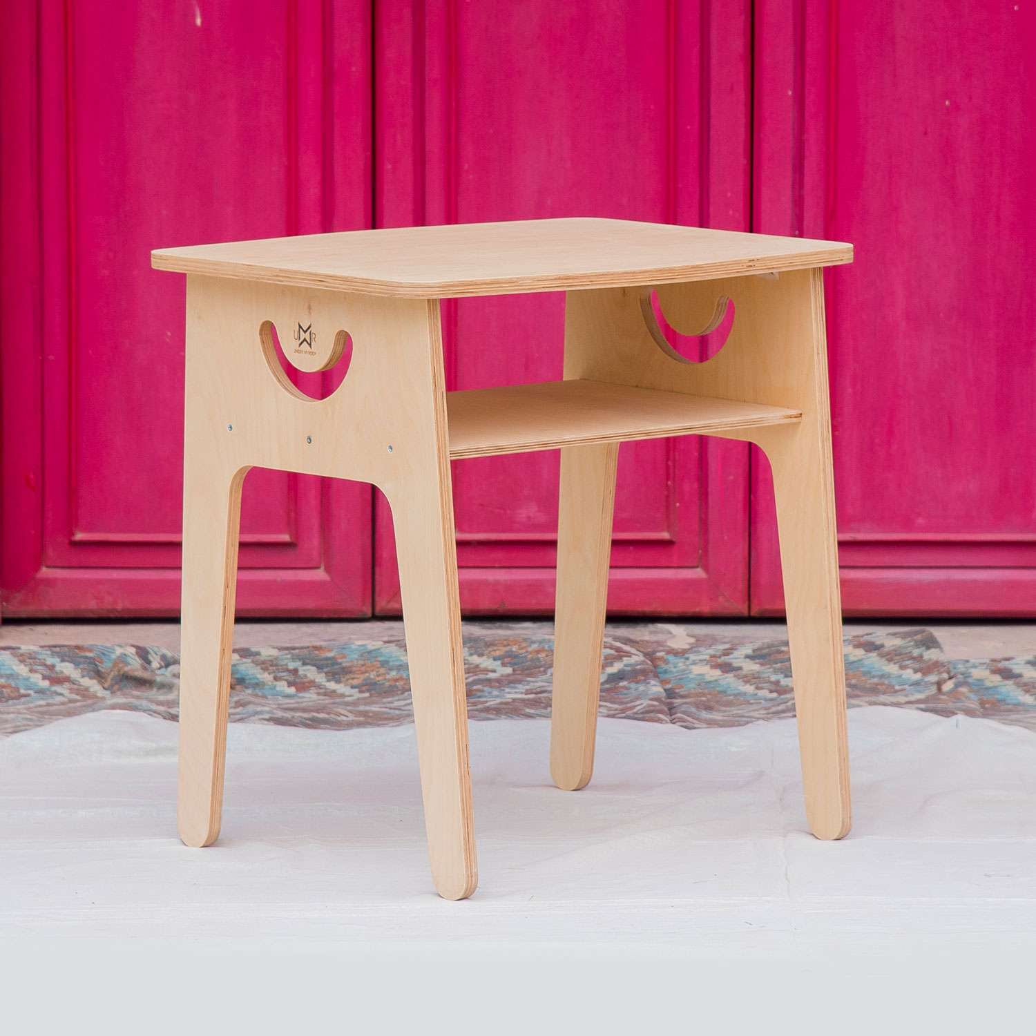 Metallic Berries Floor Table / Chowki