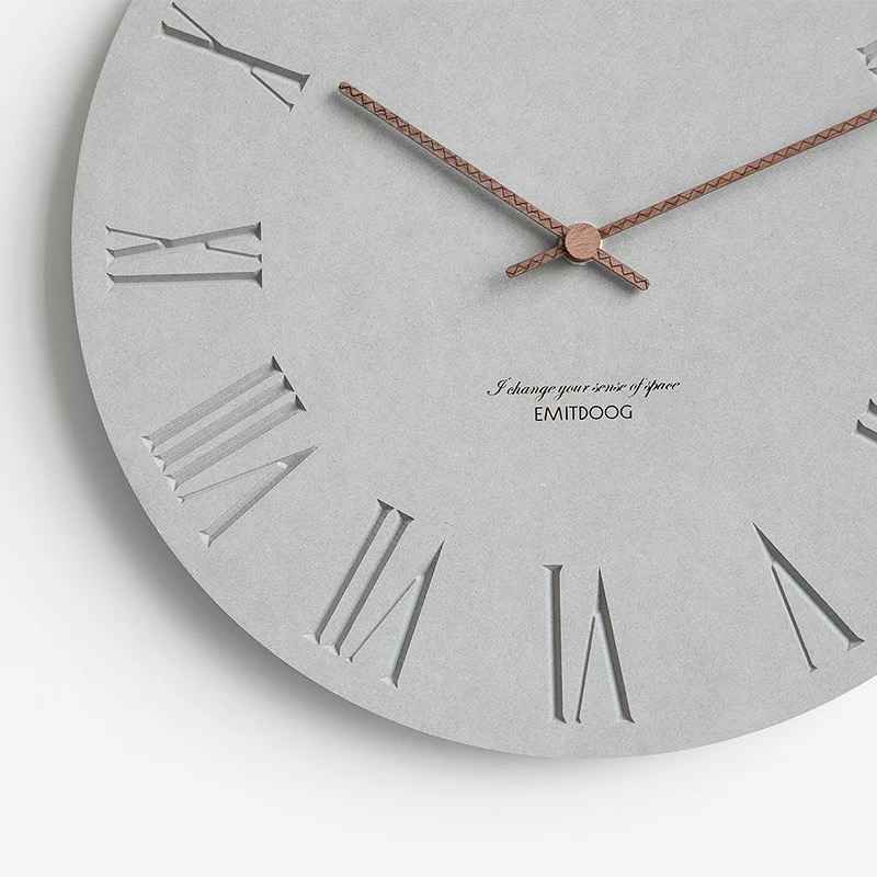 Abstract Wall Clock(Grey)