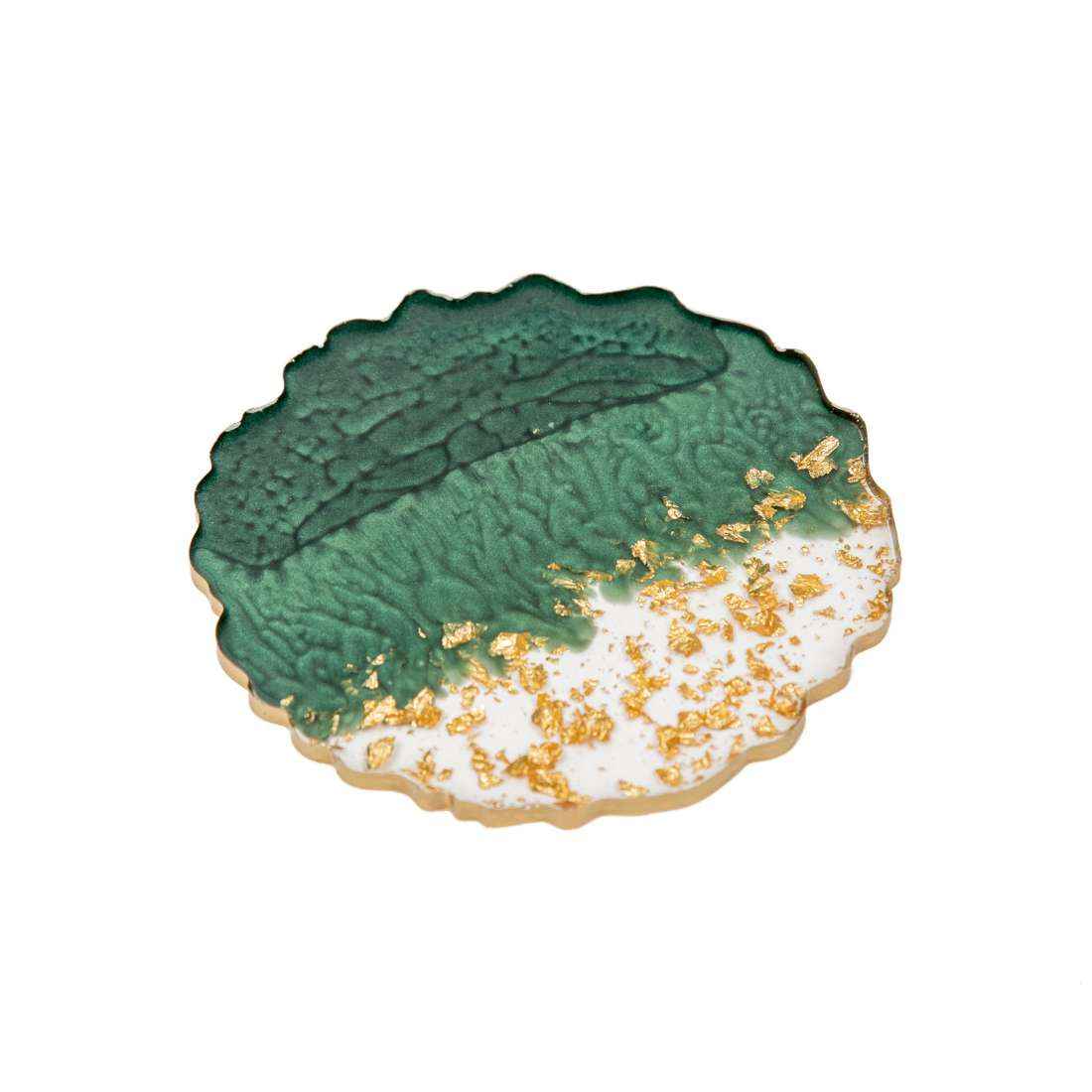 HN HUES Emerald Resin 3 Tier Cake Stand