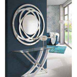 Modern Glam Decor Wall Mirror