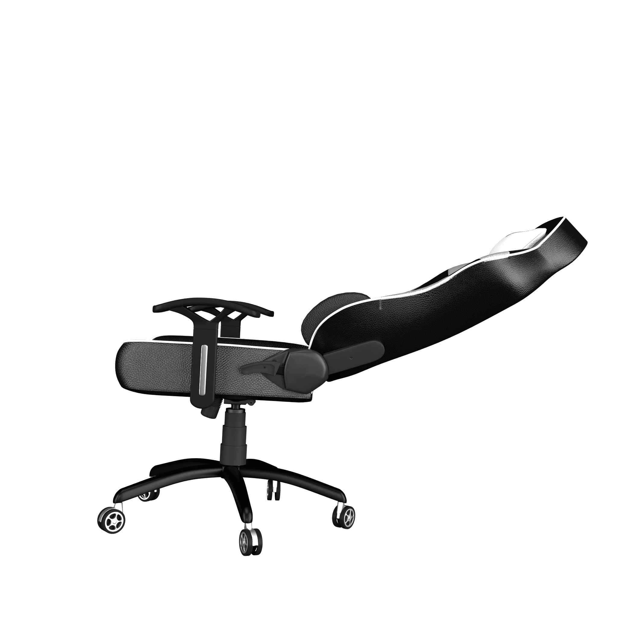 ASE Gaming Gold Series Gaming Chair with 180 Degree Recline (Grey & Black)