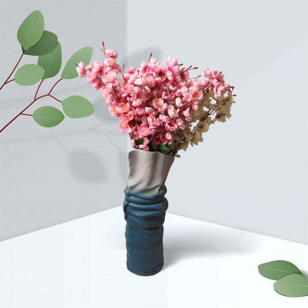 ADLQ-Vase-A-green & gray