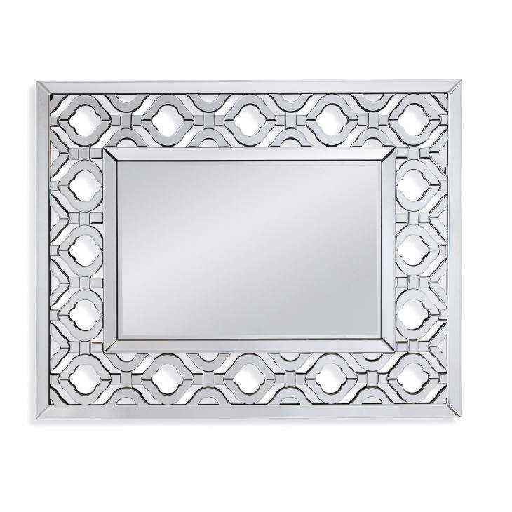 Accent Rectangle Circular Mirror