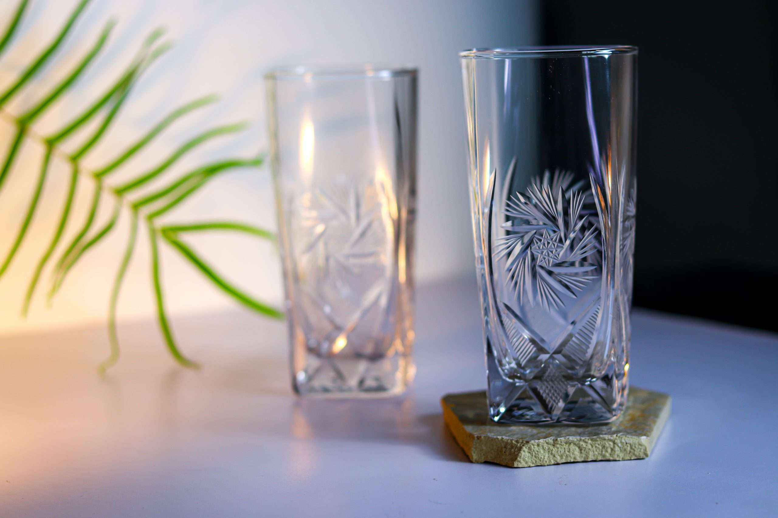 Unique Crystal Highball Glass