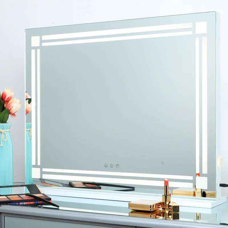 Rectangle Wood Wall Mirror