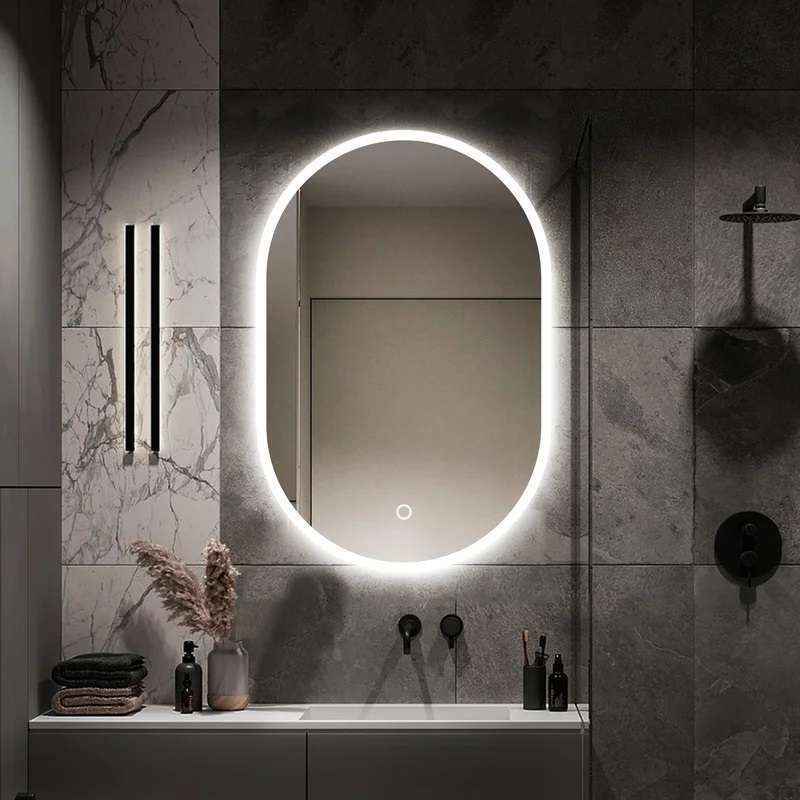 Oval Wall Cut Design Mirror