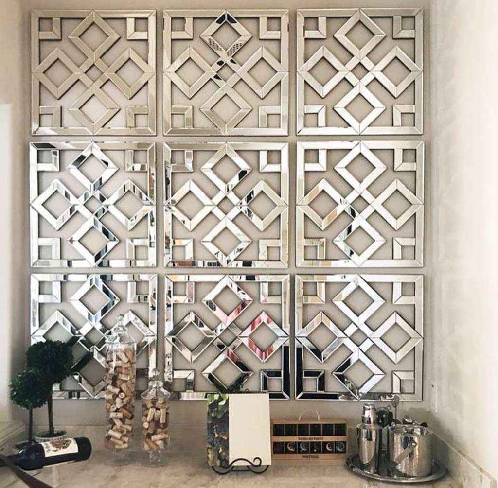 Oval Wall Cut Design Mirror