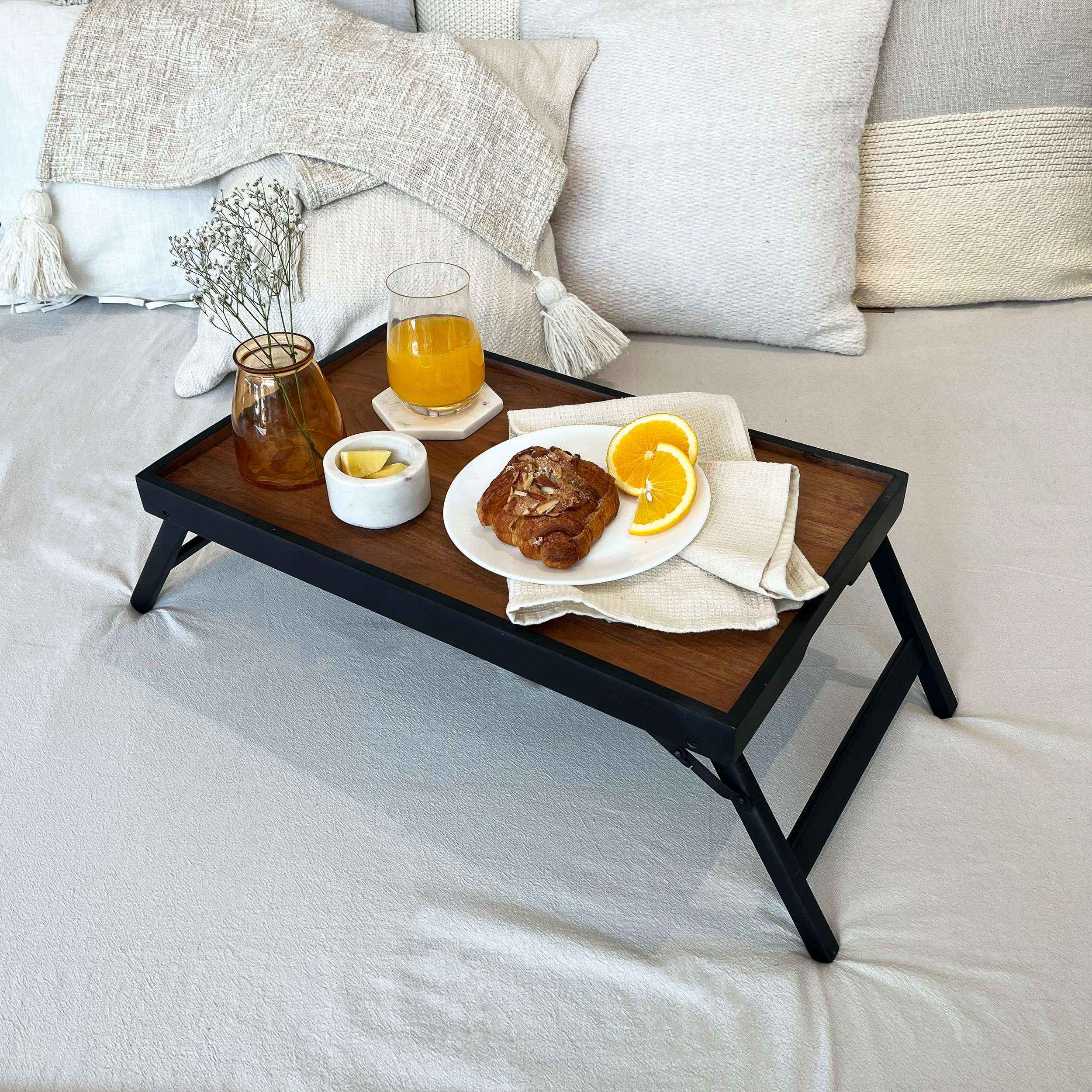 Acacia Foldable Bed Table