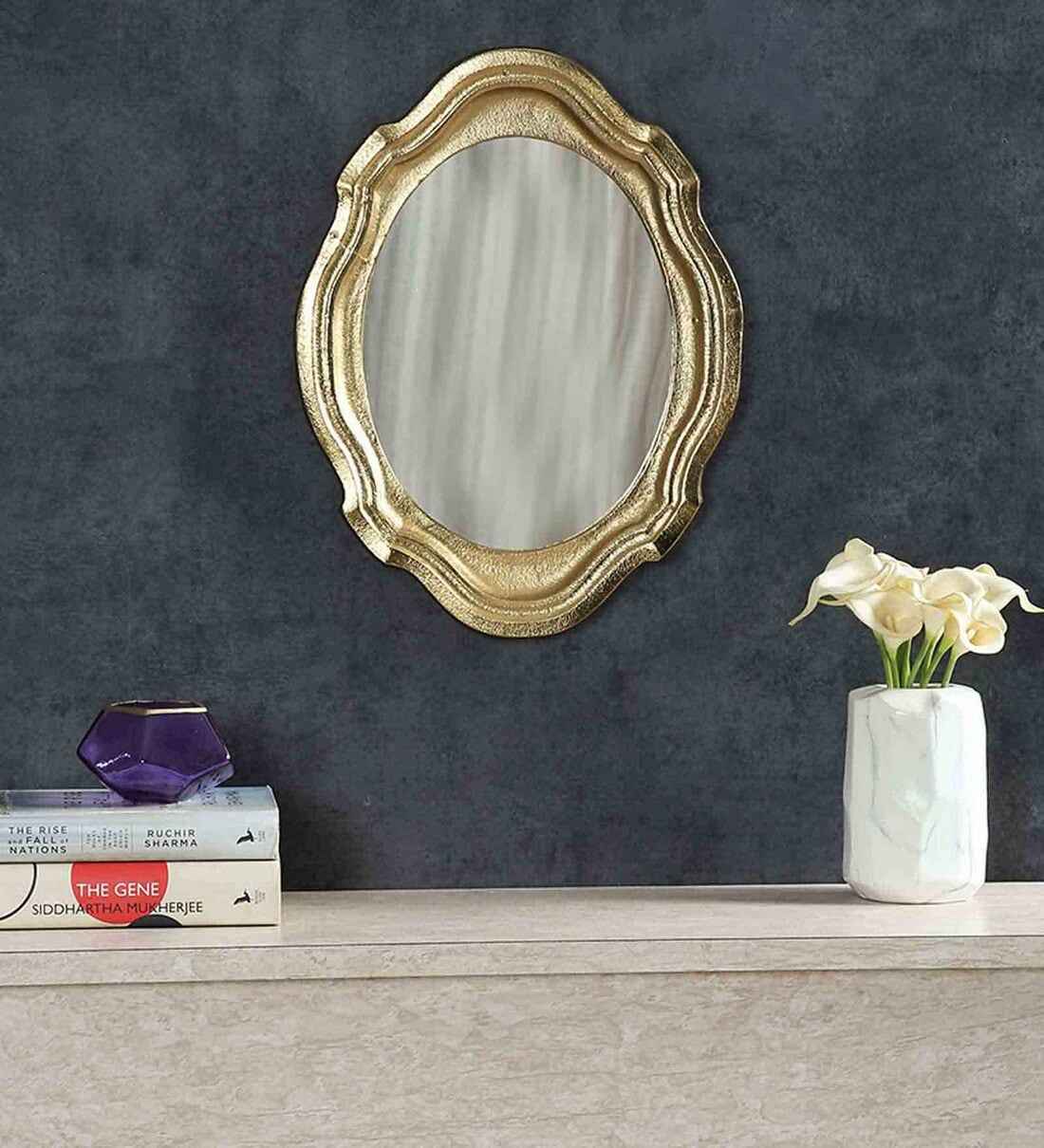 Golden Wall Mirror