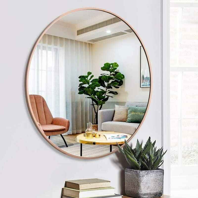 Metal Arch Mirror - Black