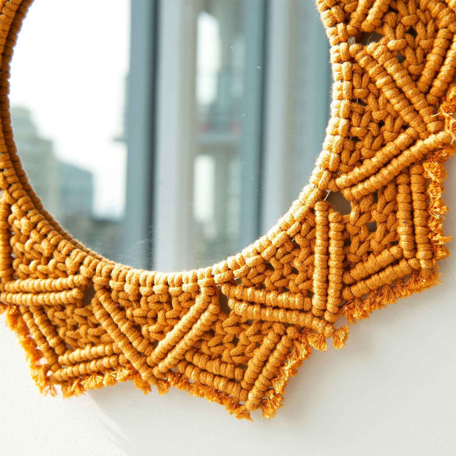 Kaahira Macrame Wall Mirror - Set of 3