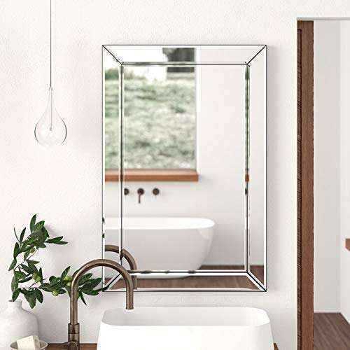 Rectangle Wood Wall Mirror