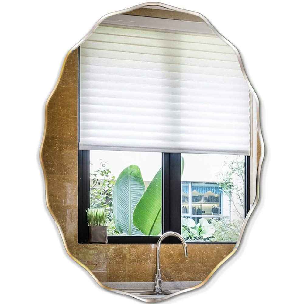 Oval Wall Cut Design Mirror