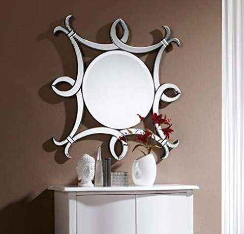 Modern Glam Decor Wall Mirror