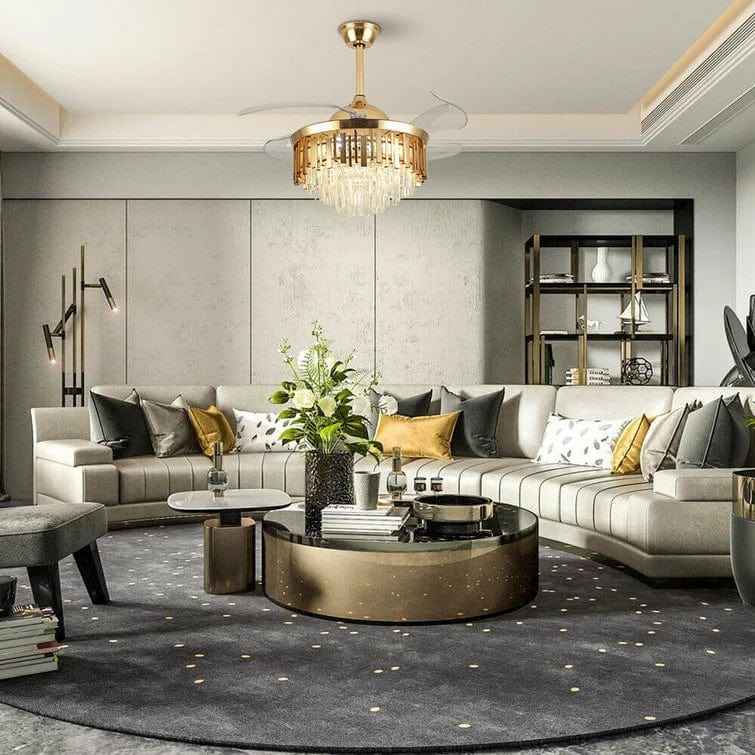 Golden Mamba Ceiling Fan