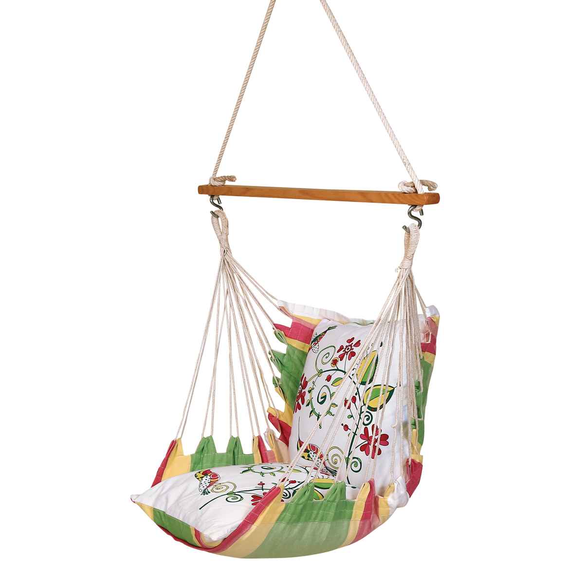 Hangit Casual Swing with printed cushions - Muticolor