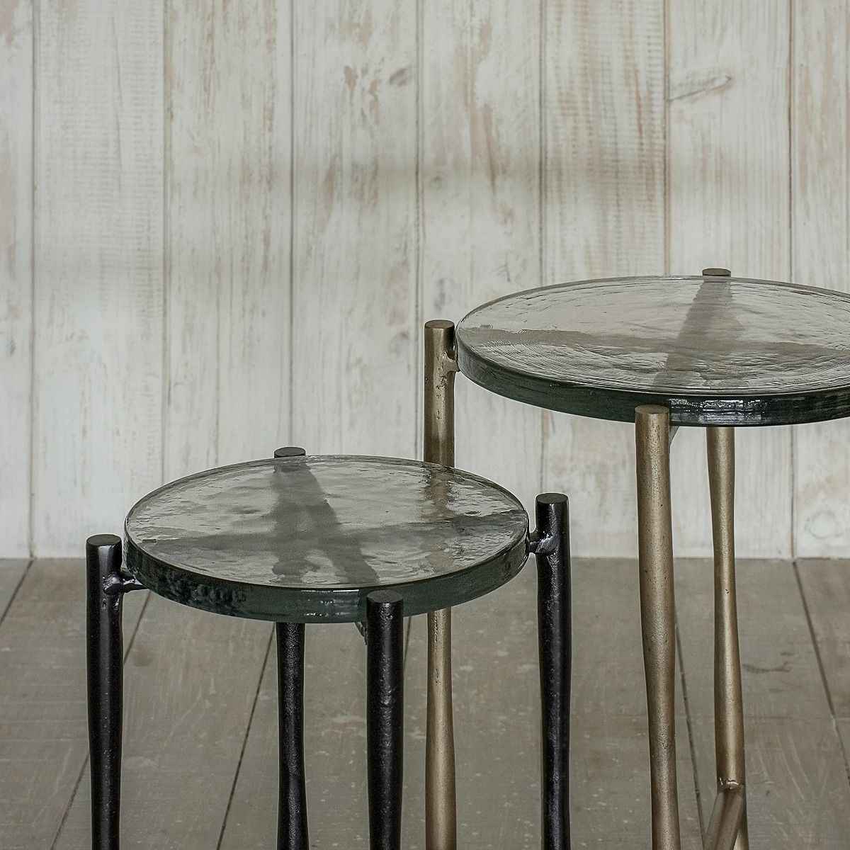 Enzo Glass End Table
