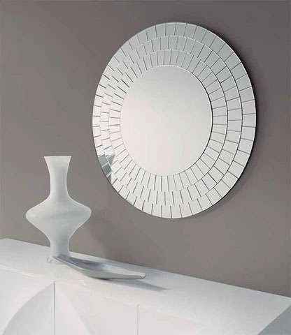 Rectangle Crystal Crush Wall Mirror