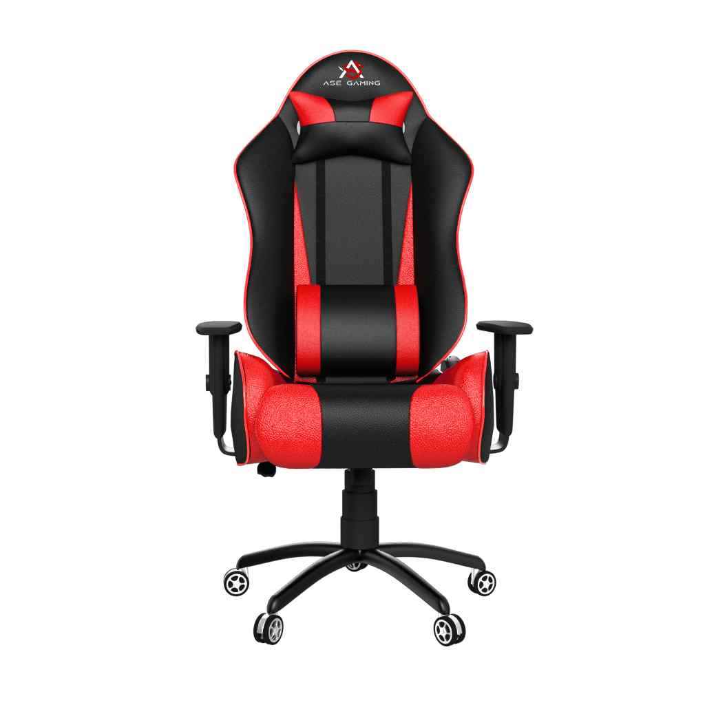 ASE Gaming Rage Series Gaming Chair with 180 Degree Recline(Red & Black)