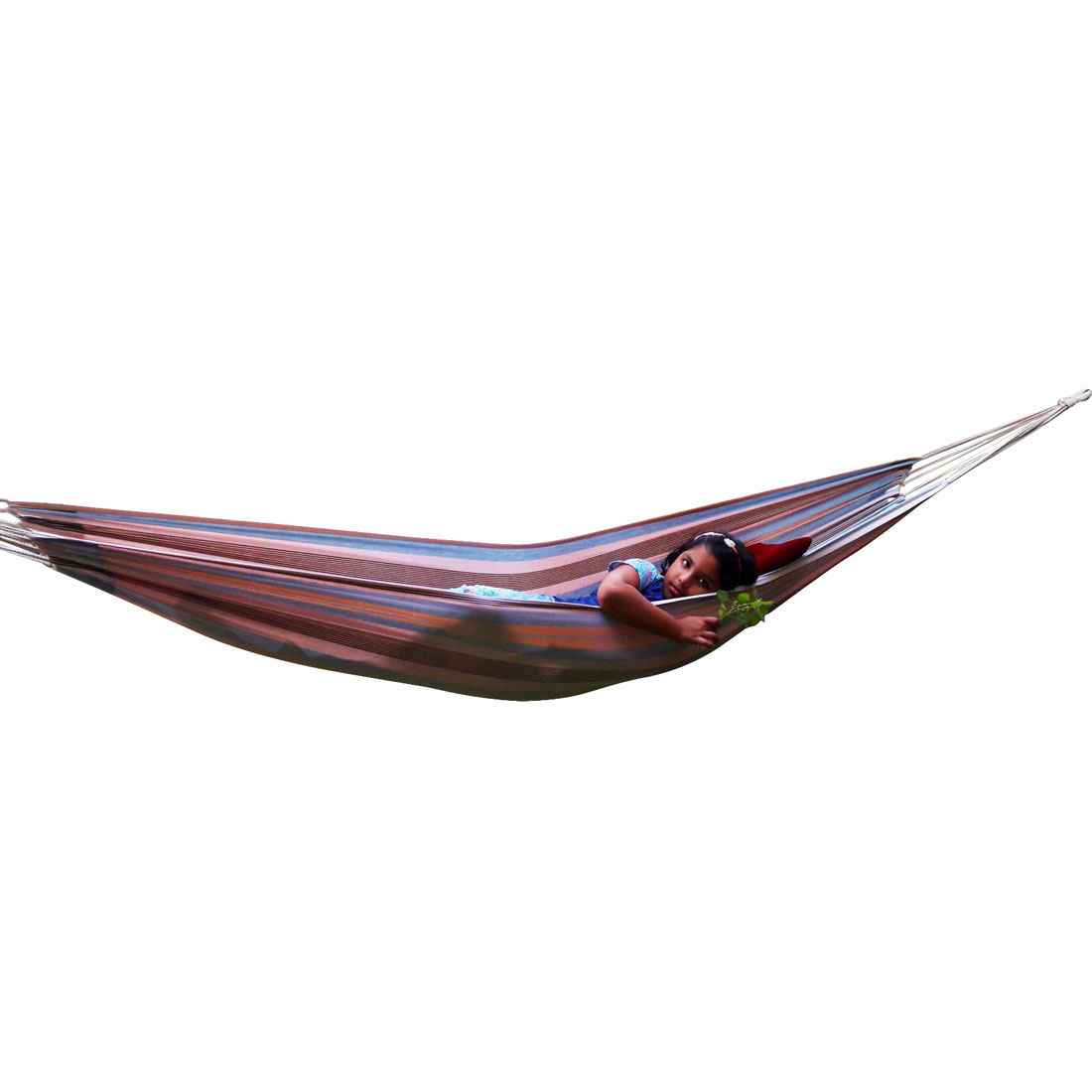 Hangit Cotton Multi striped Back pack Hammock
