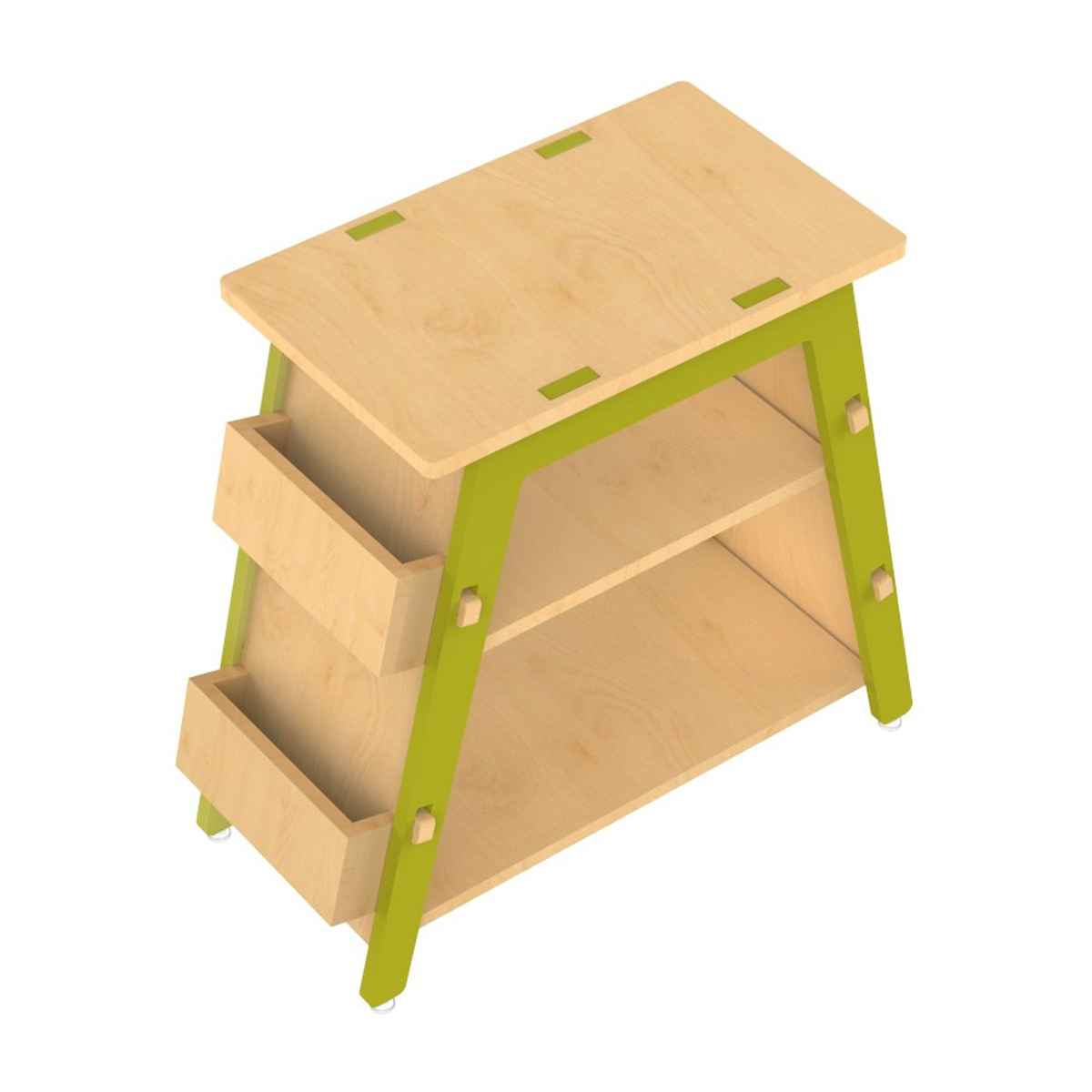 Red Pear Bookshelf 