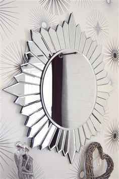 Modern Glam Decor Wall Mirror