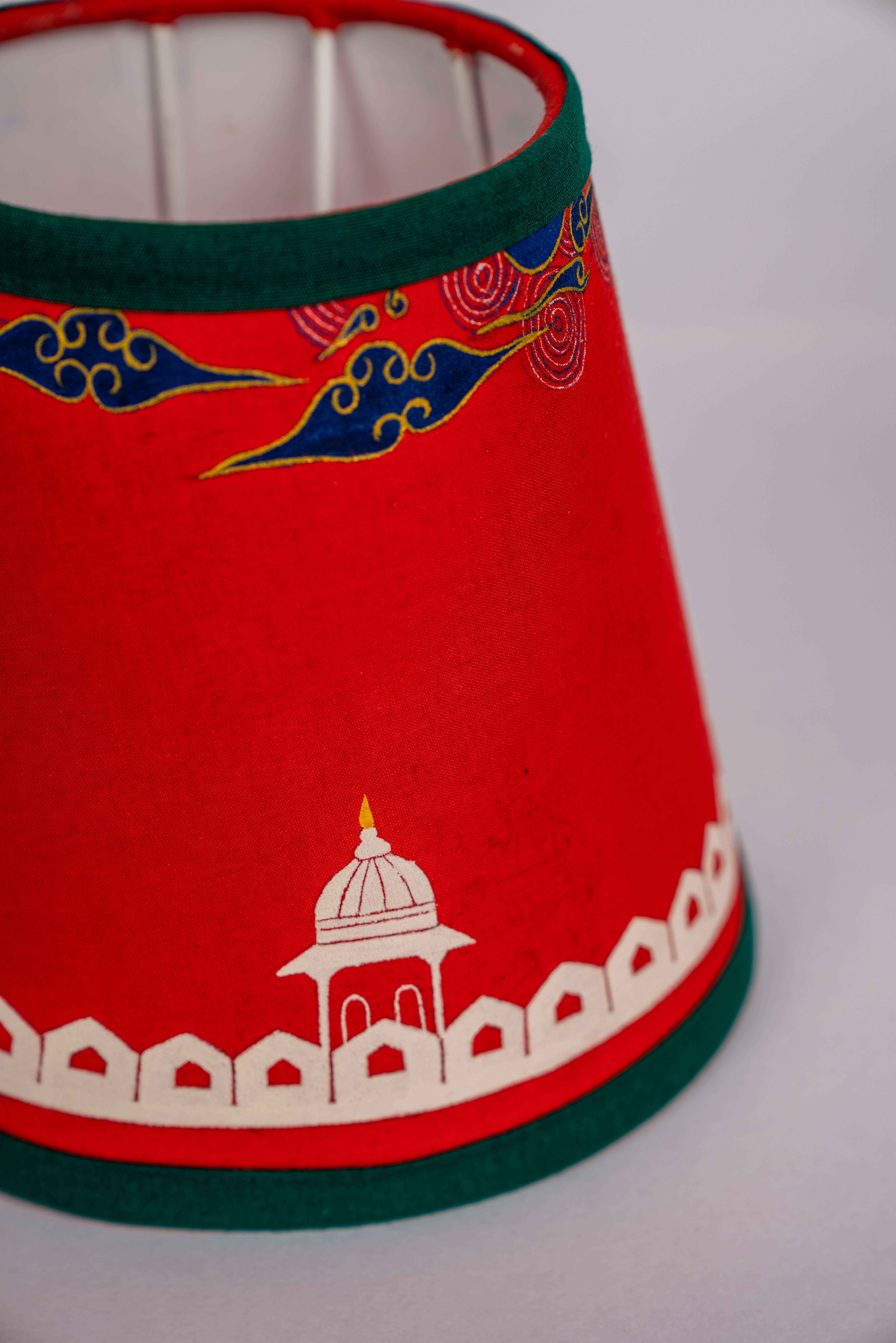Table Lampshades With Handpainted Artwork 3