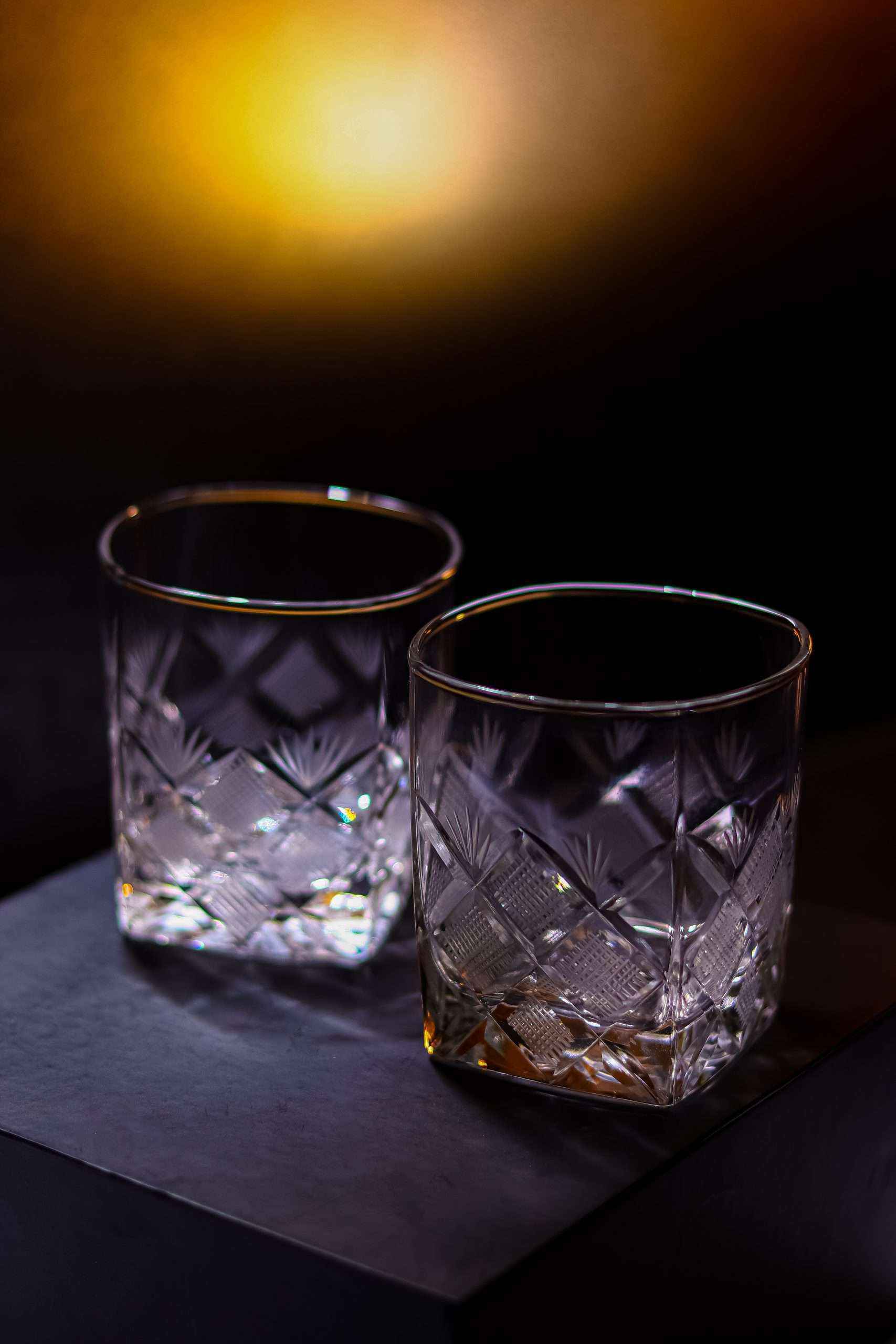 Sandbox Crystal Whiskey Glass