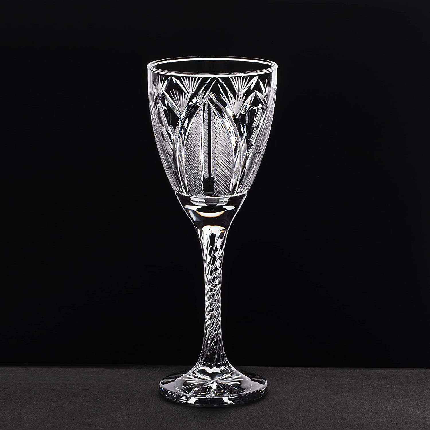 Hand Cut Design Romantic Wine Glass