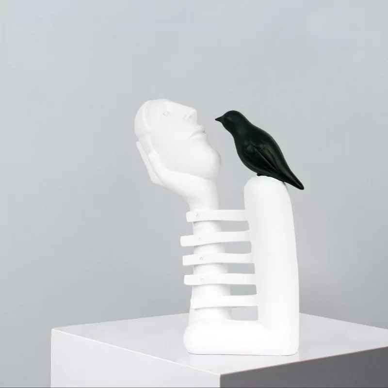 Imaginative Man & Bird Artefact