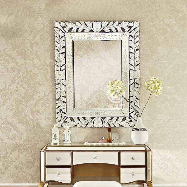 Rectangle Vintage Wall Venetian Mirror
