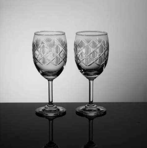 Galaxy Design Crystal Wine Glass