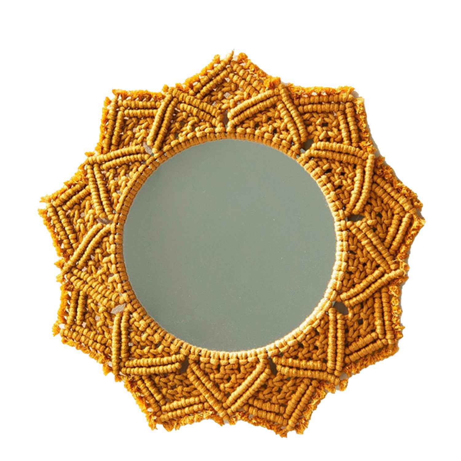 Kaahira Macrame Wall Mirror - Set of 3
