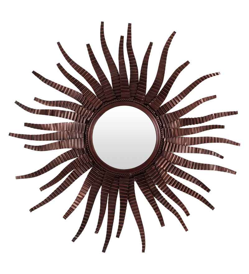 Metal Copper Antique Wall Mirror