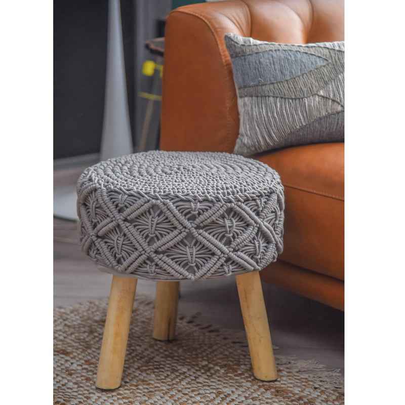 Kaahira Macrame Stool